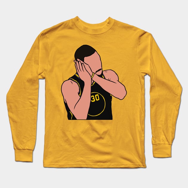 Stephen Curry Says Good Night Long Sleeve T-Shirt by rattraptees